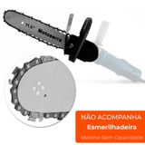 Kit Adaptador De Serra Elétrica Motosserra Moto Serra Para Esmerilhadeira Lixadeira Importway