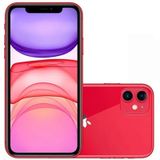 Apple Iphone 11 128gb Tela De 6.1 Polegadas Câmera 12mp Red/vermelho (vitrine)