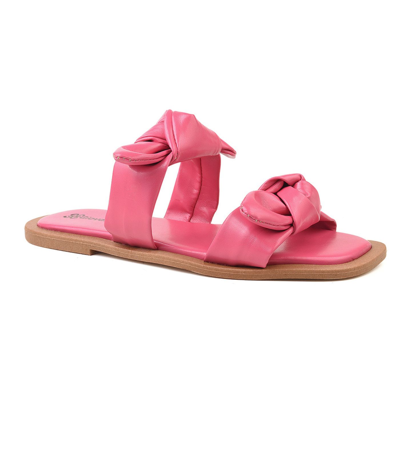 Sandália Rasteirinha Detalhe Nó Select Rosa 35