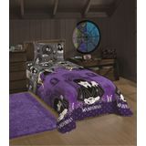 Edredom Infantil Solteiro Dupla Face Lepper Roxo Un