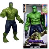 Boneco 30cm De Altura Articulado Com Som E Led Personag:hulk