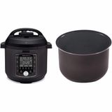 Panela De Pressao Eletrica 6 Litros 10 Em 1 Com Panela Interna Extra, 110v, Instant Pot Pro, Preta