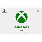 Gift Card Digital XBOX Game Pass Core R$ 85.99