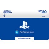 Gift Card PlayStation Store R$ 150  -  Cartão Presente Digital