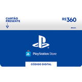 Gift Card PlayStation Store R$ 360  -  Cartão Presente Digital