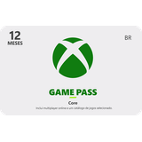 Gift Card Digital XBOX Game Pass Core 199.99BRL