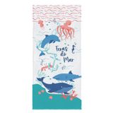 Toalha De Banho Infantil Estampada Lepper Azul Un