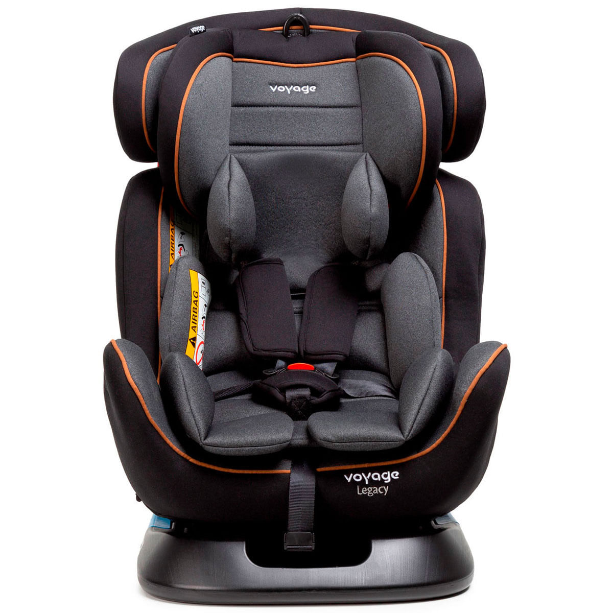 Cadeirinha Para Auto Reclinável Ajustável Voyage Legacy Preto Cinza Cadeira Passeio Carro Bebê Infantil Recém Nascido