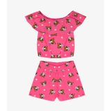 Conjunto Infantil Feminino Estampado Infinita Cor Rosa 10