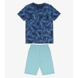Conjunto Infantil Estampado Masculino Select Azul 10