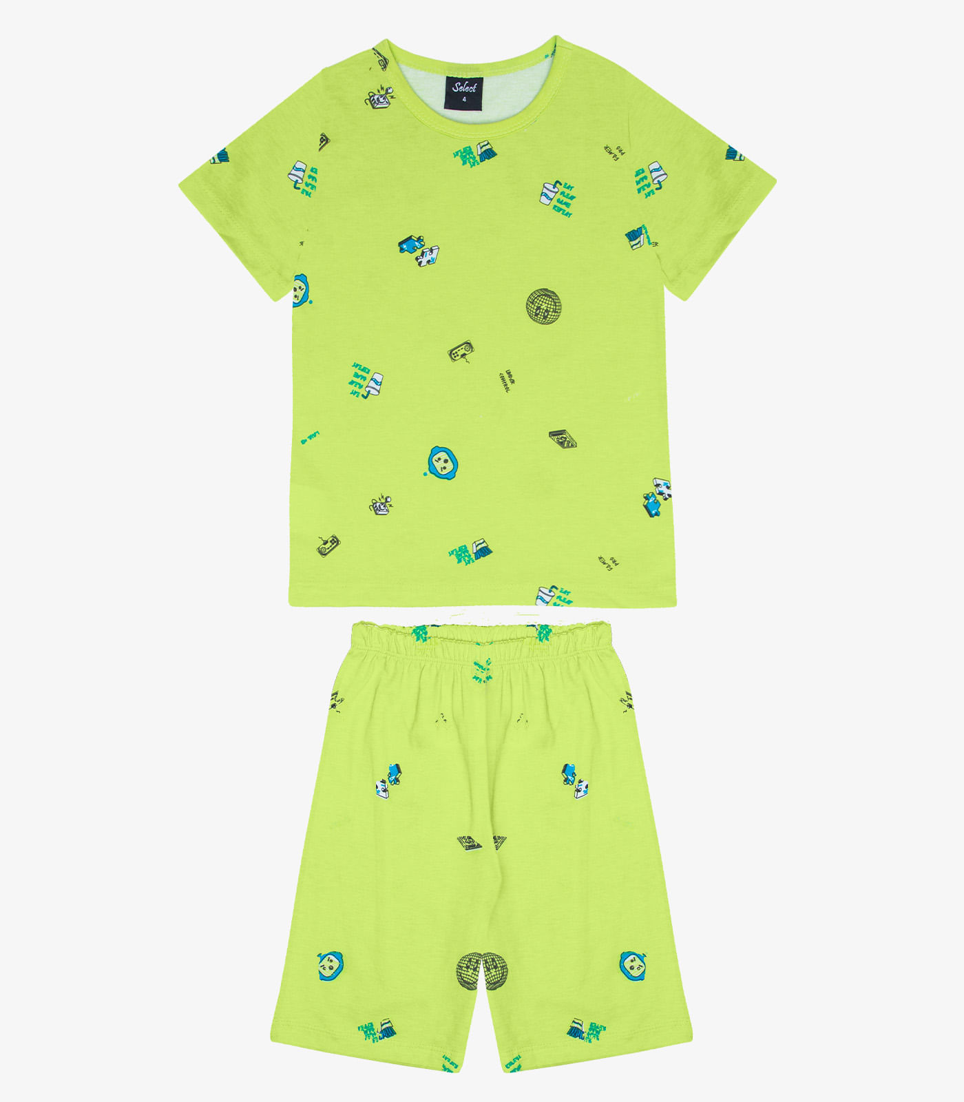 Pijama Infantil Masculino Select Verde 6