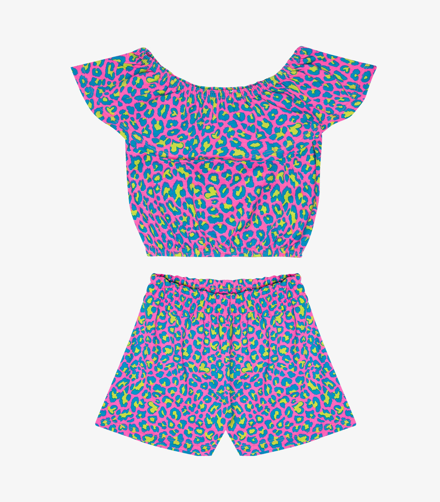 Conjunto Infantil Feminino Estampado Infinita Cor Azul 8