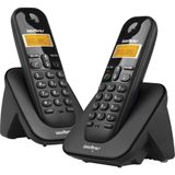 Telefone S/ Fio C/ Identificador De Chamadas + Ramal Ts3112