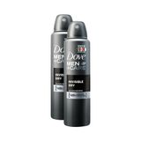 Kit 2 Desodorantes Dove Men+Care Antitranspirante Aerossol Invisible Dry 150ml