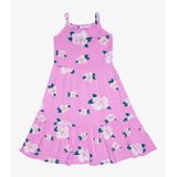 Vestido Midi Infantil Infinita Cor Rosa 10