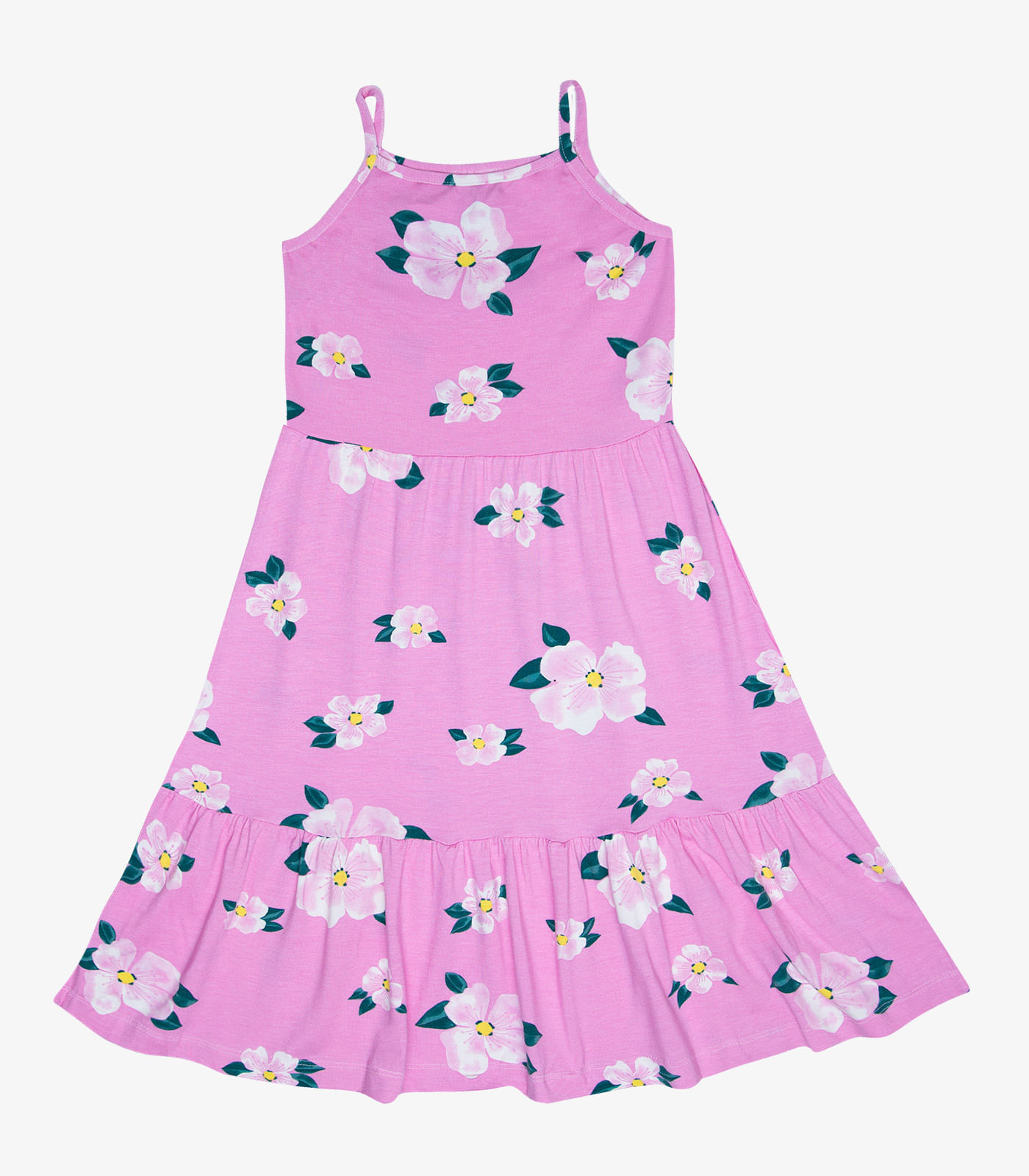 Vestido Midi Infantil Infinita Cor Rosa 10