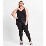 Legging Feminina Plus Size Secret Glam Preto Plus G4