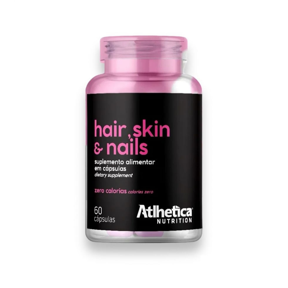 Hair, Skin E Nails (60 Caps) - Atlhetica Nutrition