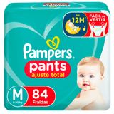 Fralda Pampers Tamanho M Pants 84 Unidades