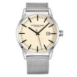 Relogio Masculino Stuhrling Ascot 555m Quartzo 42mm, Prata