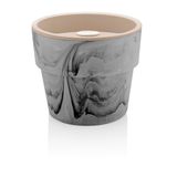 Vaso Autoirrigável 14.7cm Ou Médio Concreto Ou