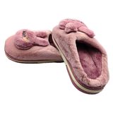 Pantufa 3d Infantil Chinelo Bichinho Orelha Coelho Pelinho Inverno Proteção Frio 1 Par