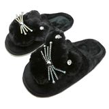 Pantufa 3d Feminino Adulto Chinelo Bichinho Pompom Peludo Inverno Para Frio 1 Par