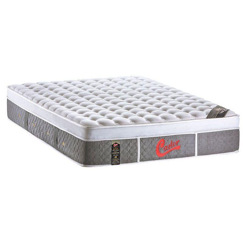 Colchão Castor Pocket Light Stress Plush Visco Casal 138x188