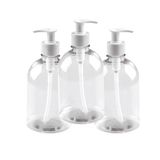 Dispenser Saboneteira Em Plástico 500ml Kit 3