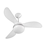 Ventilador de Teto Ventisol Fênix Branco/Silver 3 Pás CV3 Premium - 220V