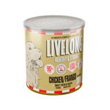 Ração Úmida Livelong Sabor Frango 300gr Para Cães - Alimento Natural