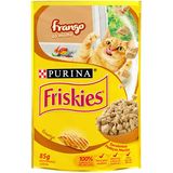 Kit Com 15 Unidades - Ração Úmida Friskies Adultos Frango Ao Molho Sachê 85g