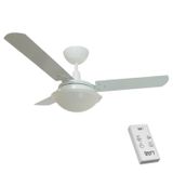 Ventilador Citrino 110/127v 3p Clm New Branco 130w Com Controle Remoto Branco