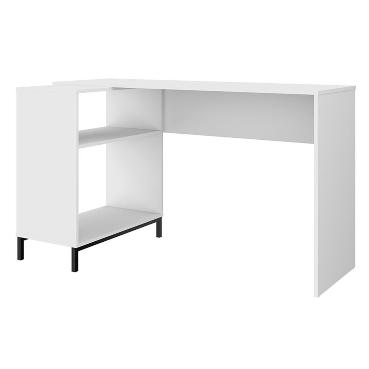 Mesa para Computador BC 78-BRV - Branco / Metal preto