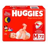 Fralda Huggies Supreme Care M 72 Fraldas