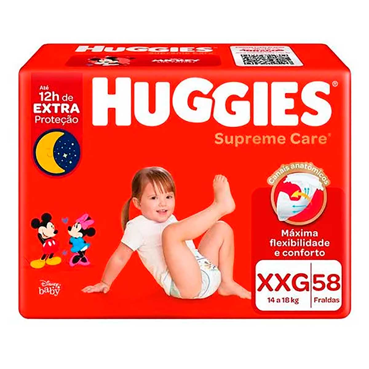 Fralda Huggies Supreme Care XXG 58 Fraldas