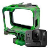 Suporte Armação Moldura Frame Camuflado Verde Gopro Hero 8