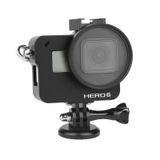 Frame Case Proteção Alumínio + Lente Uv Gopro Hero 6 5 Black  - Imp. Hero 6