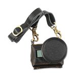 Bolsa Case em Couro Preto + Filtro UV 52mm para GoPro 5/6/7