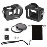 Frame Case Proteção Alumínio + Lente Uv Gopro Hero 5 Black - Imp. Hero 5