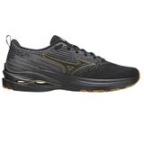 Tenis Mizuno Wave Vitality 5 Preto/ouro 044