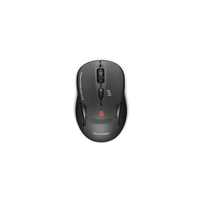 Mouse Bluetooth Óptico Led 1600 Dpis Mo254 Multilaser
