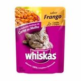 Ração Para Gato Whiskas Adulto Sachê Frango 85g - Embalagem Com 20 Unidades