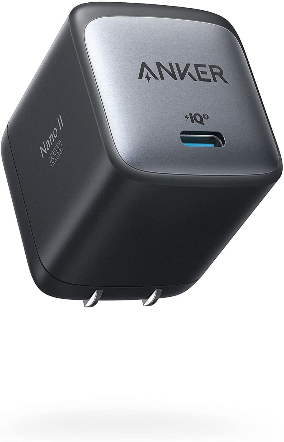 Carregador Usb C, Anker Nano Ii 65w Gan Ii Pps Adaptador De Carregador Rápido, Carregador Compacto Dobrável Para Macbook Pro/air, Galaxy S20