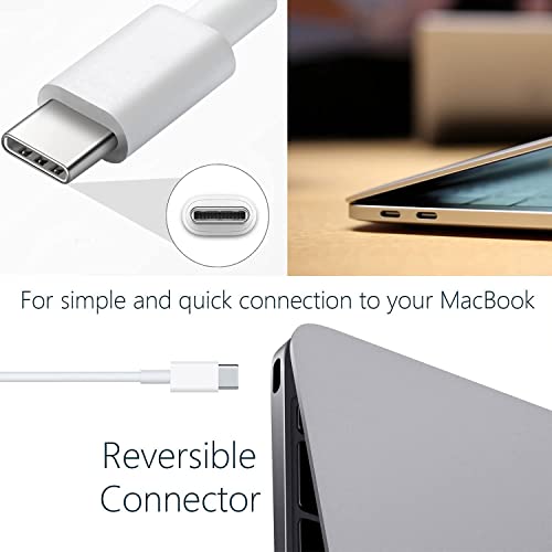 Carregador Para Macbook Pro, 130w Usb-c 2-port Powerful Fast Co