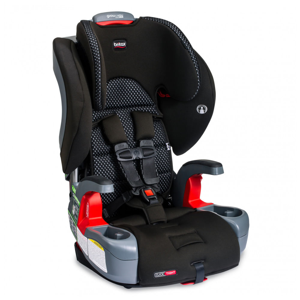 Assento Infantil Com Apoio Para Carro, Britax Grow, Preto