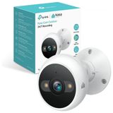 Câmera De Segurança Externa Com Fio 4 Mp 2k Ip65 E Sensor De Luz, Kasa Smart Kc420ws, Branco