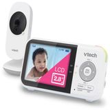 Baba Eletronica Alcance 90 M2, Monitor 270 Com Sensor De Temperatura E Cancoes, Vtech Vm819, Branco