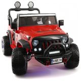 Carro, Carrinho Eletrico Para Criancas, 2 Assentos, Com Mp3, Bluetooth E Controle Remoto, Modern Kids, Vermelho