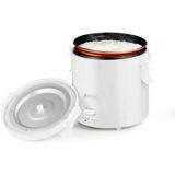 Mini Panela De Arroz Eletrica Multifuncional 1l, 200w, 110v, White Tiger 1818, Branco